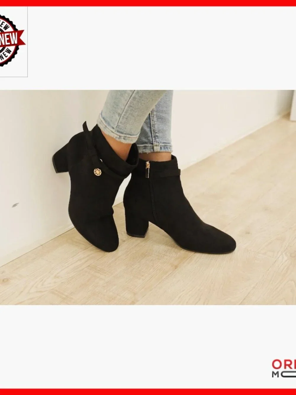 Chunky Block Heel Ankle Boots with Side Zipper Vintage Tie Knot Booties